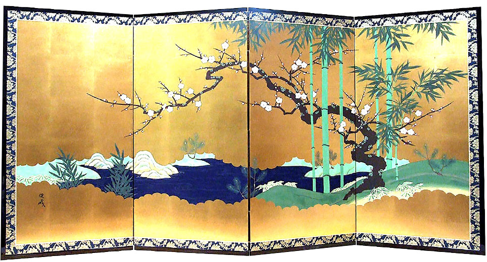 松竹梅－Plum blossoms and bamboo－