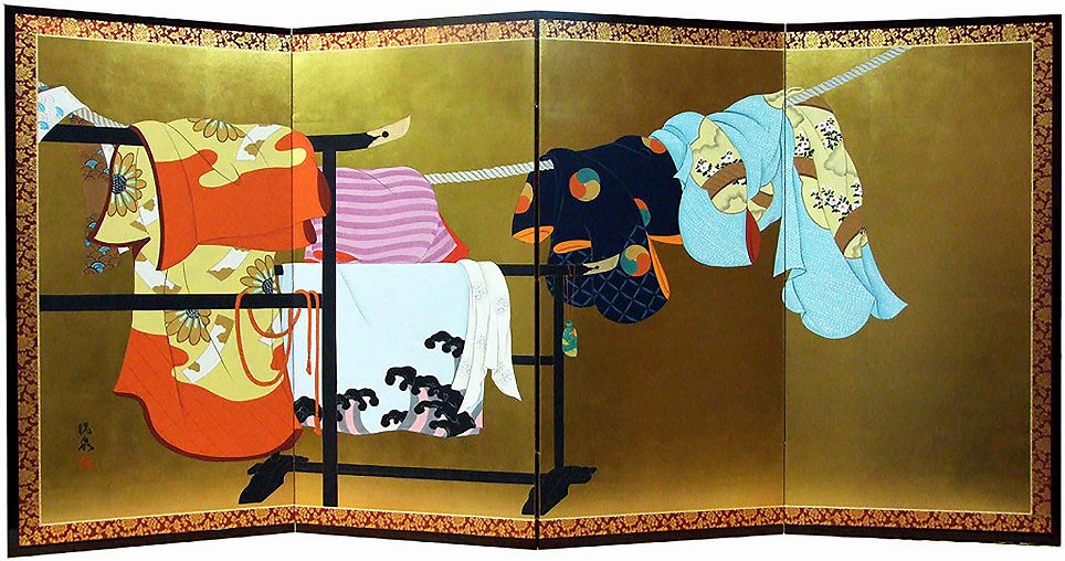 誰が袖-A-Hanging Kimono-A-