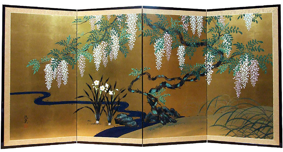 藤花-Wisteria in full bloom-
