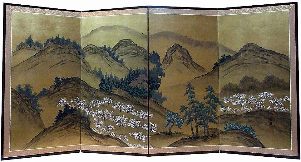 梅林山水－Plum blossoms in the hill－