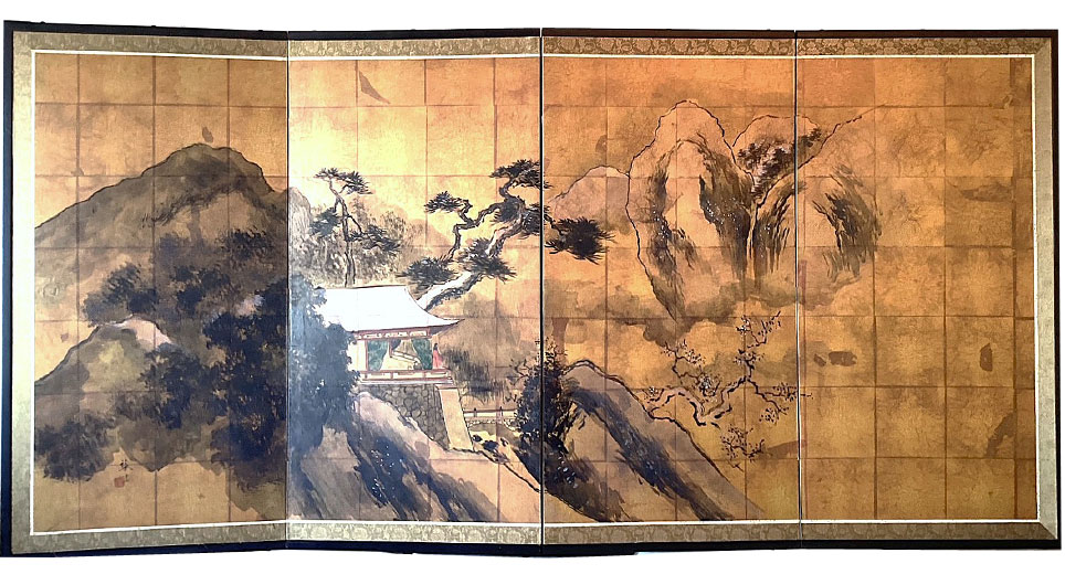 雪見楼閣-Snow cottage in mountains-